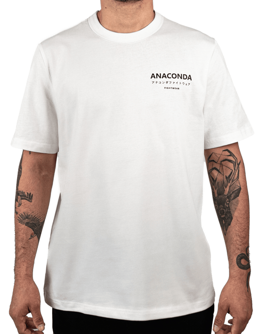 White Anaconda Oversized T-Shirt