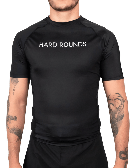 Black Hard Rounds Rashguard